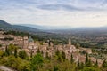 Top view to Assisi Royalty Free Stock Photo