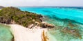 Top view of Tobago cays Royalty Free Stock Photo