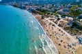 Top view of Tolo beach Royalty Free Stock Photo