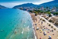 Top view of Tolo beach Royalty Free Stock Photo