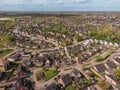 A Top View of the Town of Kaatsheuvel in the Netherlands Royalty Free Stock Photo