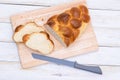 Sweet bread plait Royalty Free Stock Photo