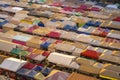 Top view in Train Night Market Ratchada  ,Bangkok, Thailand Royalty Free Stock Photo