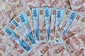 Turkish Hundred and Fifty Lira Banknotes designed together,monetary background