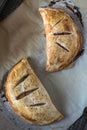 Homemade Baked Apple Filled Popovers