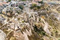 Top view from Uchisar castle. Cappadocia. Turkey Royalty Free Stock Photo