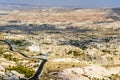 Top view from Uchisar castle. Cappadocia. Turkey Royalty Free Stock Photo