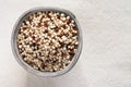 Uncooked Rainbow Quinoa in a Bowl