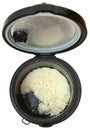 Top View Used Rice Cooker