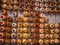 Top view of variety of cup cakes Royalty Free Stock Photo