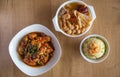 Top view of various chinese food Royalty Free Stock Photo