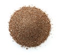 Top view of vermiculite