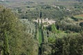 Top view of the villa Cetinale, Siena, Tuscany, Italy Royalty Free Stock Photo