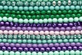 Top view of violet beads as background Royalty Free Stock Photo
