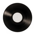 Top view on vynil plate Royalty Free Stock Photo