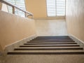 Top view before walking down the stairs Royalty Free Stock Photo