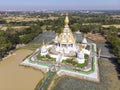 Top View of Wat Thung Setthi Temple in Khonkaen Province Royalty Free Stock Photo