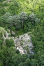 Top view of the waterfall