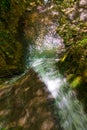 Waterfall in park Berendeyevo Tsarstvo, Sochi, Russia