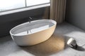 Top view of a white bathtub