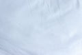 Top view of white fabric bed sheet with pillowcases texture background Royalty Free Stock Photo