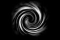 Top view of white tornado, abstract background