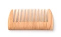 Top view of wooden comb Royalty Free Stock Photo