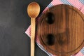 Wooden cookware Cutting board Royalty Free Stock Photo