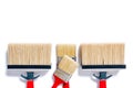 Professional house painter, work tools on a white background Royalty Free Stock Photo