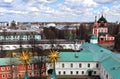 Top view of Yaroslavl old town