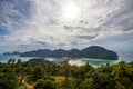 top viewpoint of Phi Phi Don island, Krabi Royalty Free Stock Photo