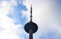 The top of the Vilnius TV tower during the day in summer Royalty Free Stock Photo