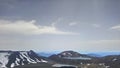 Top volcano view, tongariro crossing NZ Royalty Free Stock Photo