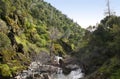 Top of a Waterfall Royalty Free Stock Photo