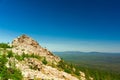 The top of the Zyuratkul ridge. Panorama view
