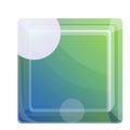 Topaz gem icon, cartoon style Royalty Free Stock Photo