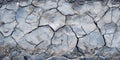 A Topdown View Of Ground Cracks Resulting From An Earthquake Creating Fissures And A Crushed Texture