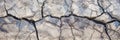 A Topdown View Of Ground Cracks Resulting From An Earthquake Creating Fissures And A Crushed Texture