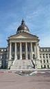 Topeka Capitol Building West Side Royalty Free Stock Photo