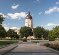 Topeka Kansas Capital Capitol Building Downtown City Skyline