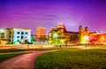 Topeka kansas downtown at night