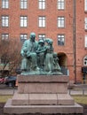 Topelius and Children Topelius ja lapset monument in Helsinki