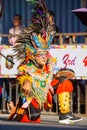 Topeng Ireng dance from Central Java on the 3rd BEN Carnival Royalty Free Stock Photo