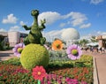 Figment in front of the golf ball