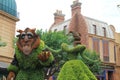 Topiary figures Beauty and the Beast at Epcot