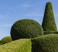 Topiary garden of the Jardins de Marqueyssac - Dordogne - France Royalty Free Stock Photo