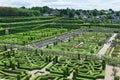 Topiary in Villandry castle, France Royalty Free Stock Photo