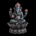 Digital statue of Hindu god Ganesh