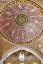 Topkapi palace decorated interior. Imperial hall dome. Istanbul, Turkey Royalty Free Stock Photo