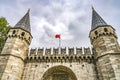 Topkapi Palace Entrance Gate Istanbul Turkey Royalty Free Stock Photo